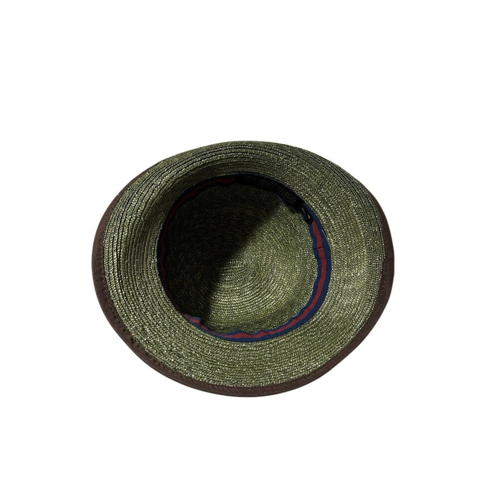 Goorin Bros Women's Hat Ms. Melissa Cloche Wheat Straw Hat Olive Green Rare HTF - Picture 5 of 13